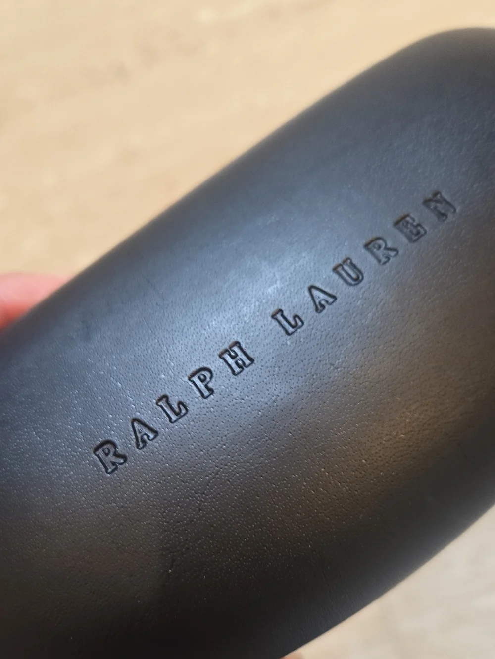 Ralph Lauren Unisex Black Hardshell Glasses Case